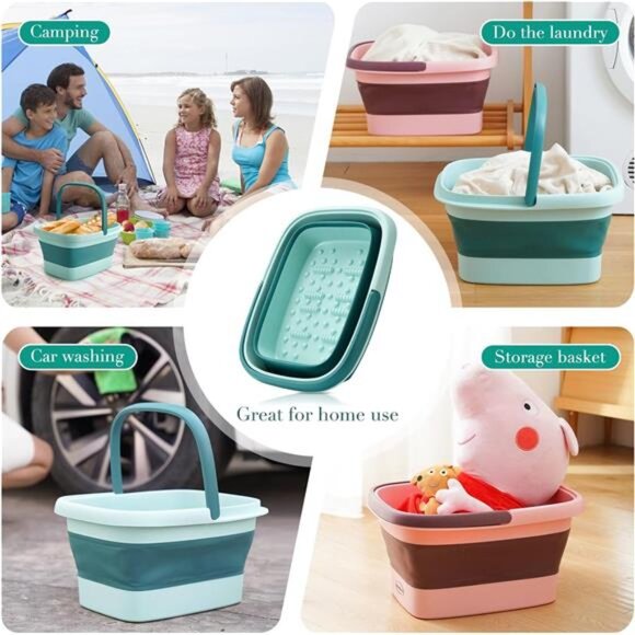 Collapsible Foot Bath Basin with Massage Acupoint for Soothing Foot Soaks - Picture 6 of 7